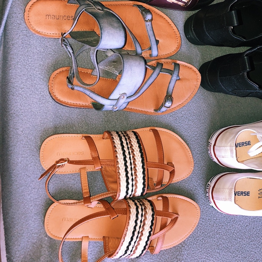 Two pairs of Maurice’s sandals 👡